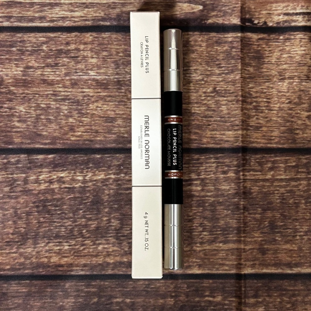 Merle Norman Lip Pencil Plus Chocolate Mousse Dual Lip Color and Liner New